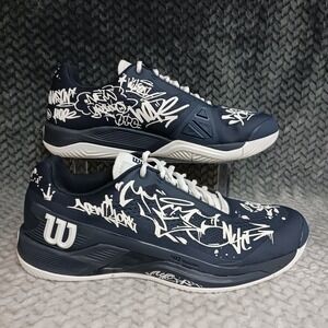 Wilson Rush Pro 4.0 Hope NYC Edition Men's Tennis Shoes Navy White Size 12.5
